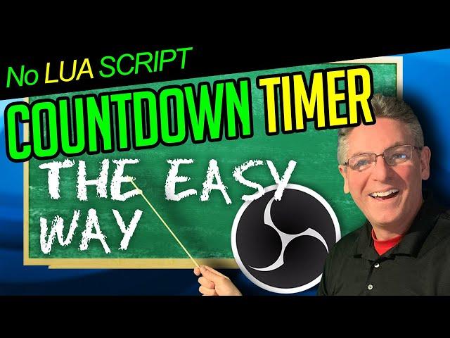 OBS Studio Countdown Timer - Learn The Easy, Simple & Fast Method