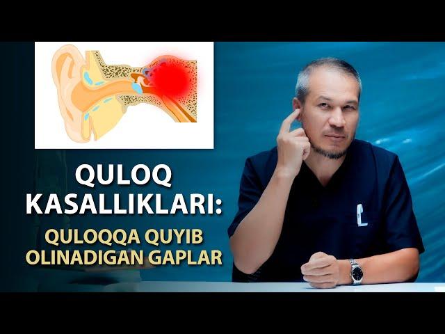 Quloq kasalliklari: Quloqqa quyib olinadigan gaplar | @REGISTONTV