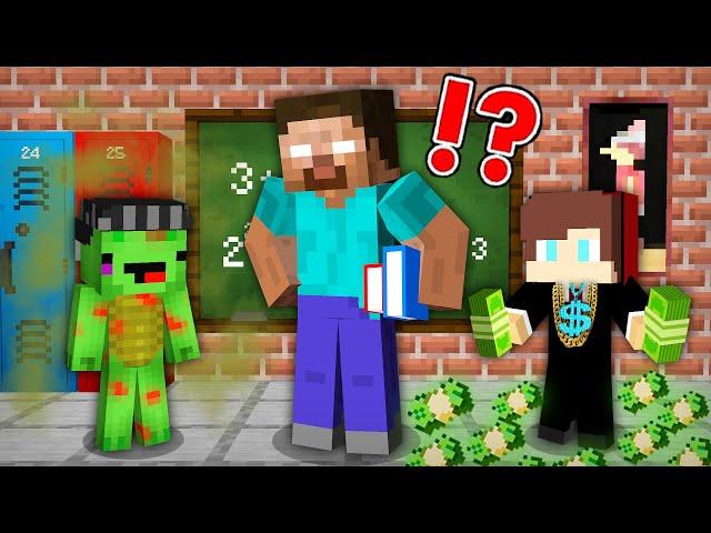 Poor Student vs Rich Student in Minecraft!