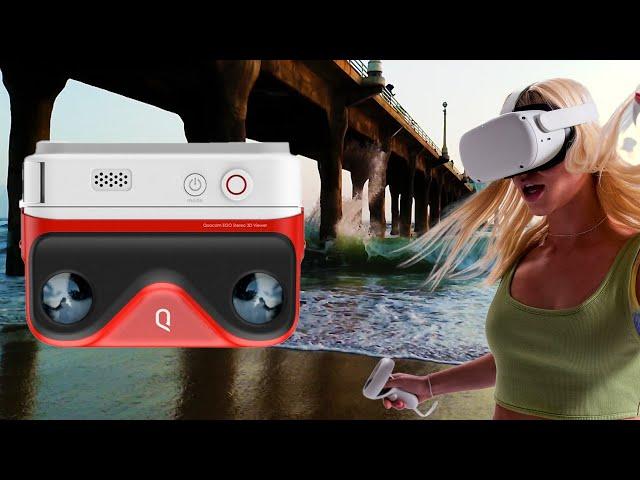 Qoocam EGO - 3D Camera for Oculus Quest [watch this in 3D]