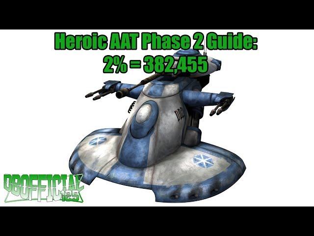 How To: 2% Damage Heroic AAT Phase 2 Droids HAAT NAAT Full Guide! Star Wars Galaxy of Heroes