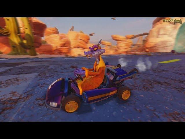 Crash Team Racing Nitro Fueled Time Trial - Dingo Canyon