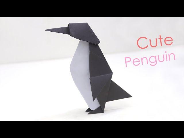 How to Make an Origami Penguin - Paper Penguin Crafts