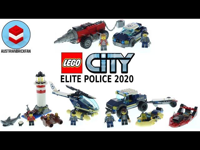 All Lego City Elite Police Sets 2020 Speed Build Compilation