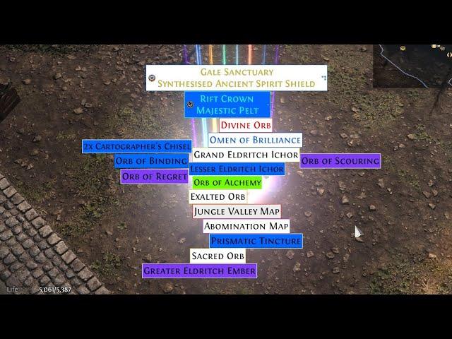 3.25 Loot Filter - COLOR Filtered Raritys like in DESTINY  ( Path of Exile - Settlers of Kalguur )