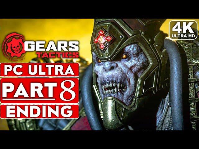 GEARS TACTICS ENDING Gameplay Walkthrough Part 8 [4K 60FPS PC ULTRA] - No Commentary