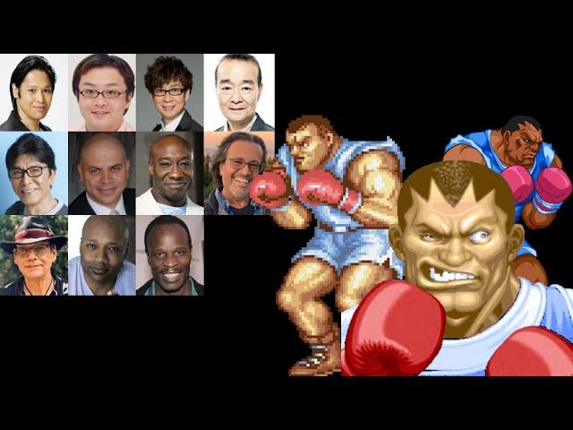 Video Game Voice Comparison- Balrog (Street Fighter)