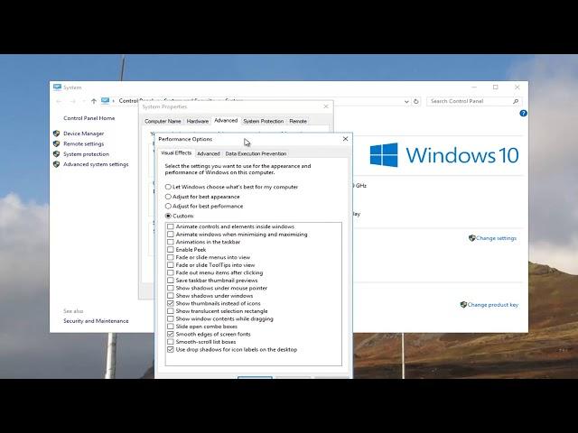 Windows 10 - Optimize Performance Using Virtual Memory