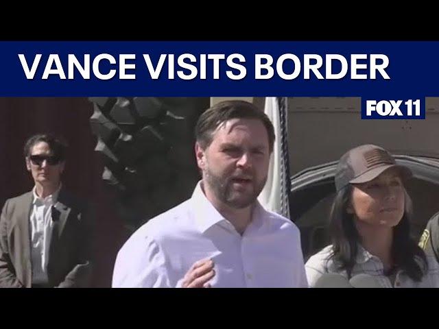 JD Vance visits US-Mexico border