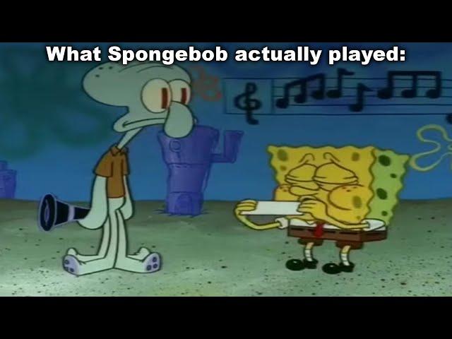 Music is never Animated Correctly... (Spongebob plays Paper)