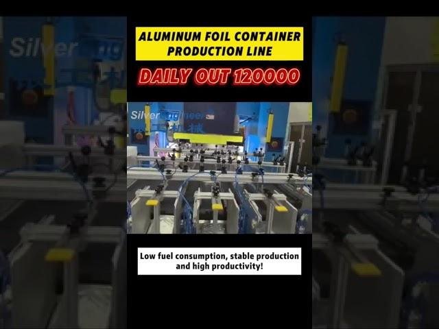 Aluminum foil container production line from Zhejiang Silver Engineer Machinery Co.,Ltd.