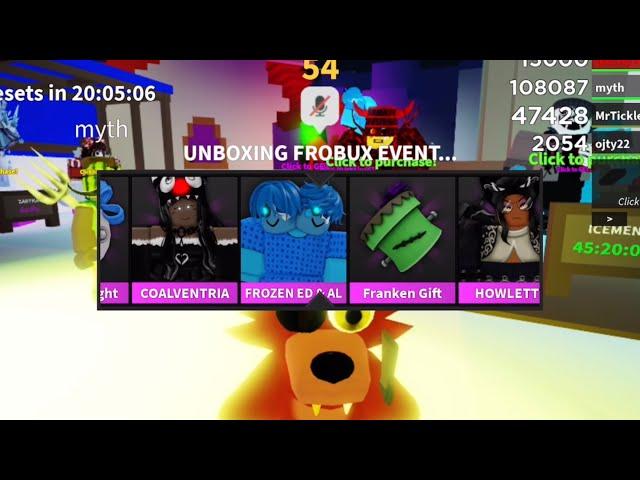 BUYING and SPENDING Frobux in the new Roblox Guesty event!