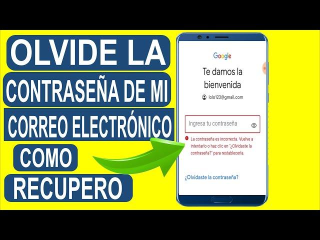 Cómo recuperar la contraseña de mi correo electrónico    Recuperar mi correo electrónico