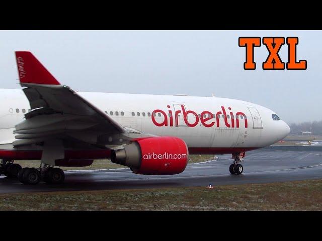 BUSY WINTER DAY! Close Up Planespotting at Berlin Tegel Airport (TXL) [Full HD]