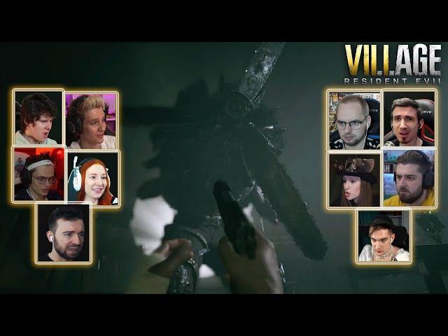 Реакция Летсплейщиков на Человека с Пропеллером  Resident Evil 8: Village