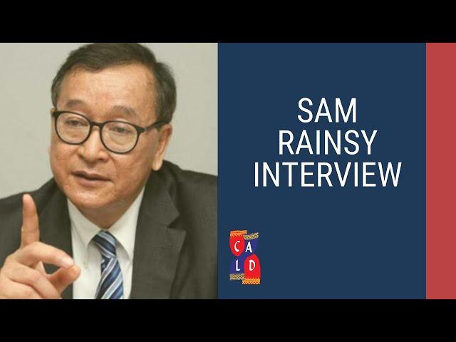 Sam Rainsy Interview on SRP-HRP Merger