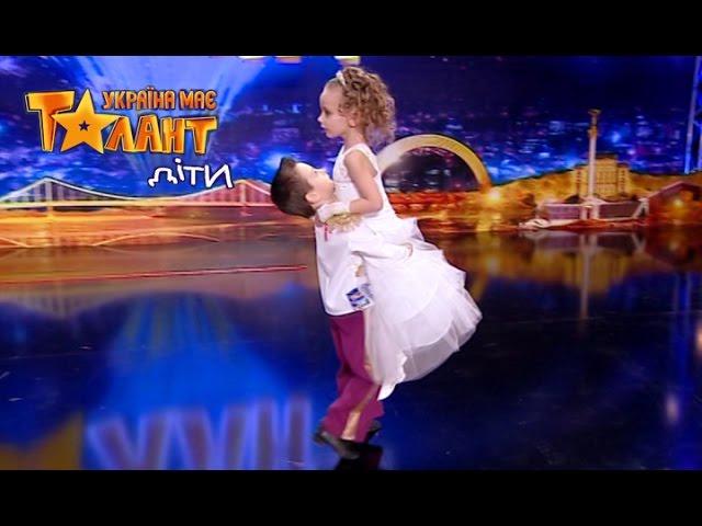 The wedding dancing of a young couple on the show Ukraine's Got Talent.