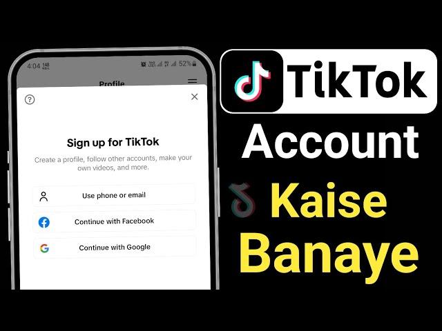 How to Create TikTok Account 2024 | Tiktok ki id banane ka tarika | Tiktok id kaise banaye