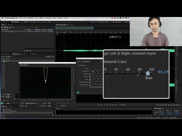 Обработка звука в Adobe Audition CC. Эпизод с занятия №6: эффект Chorus. Артур Орлов