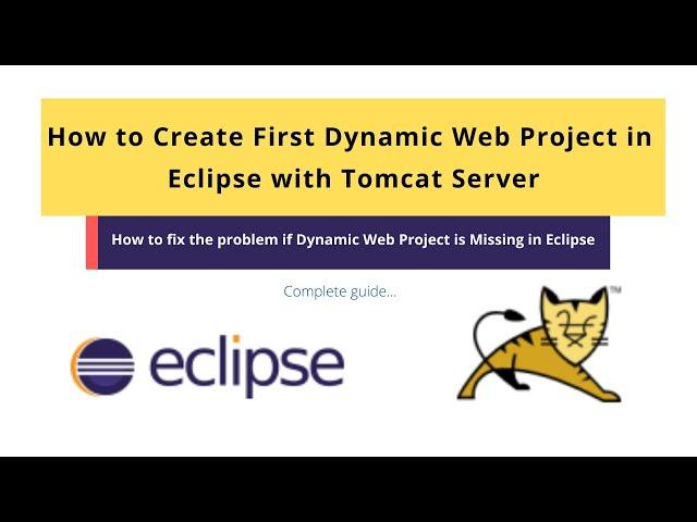 How to create First Dynamic Web Project in Eclipse with Tomcat server | Online tuts