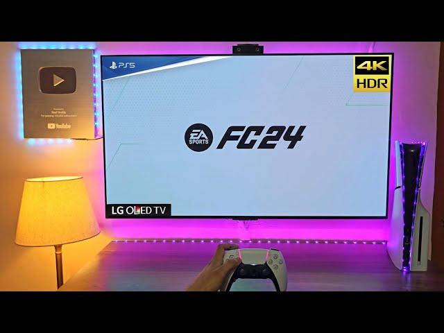 EA FC24 (PS5 Slim) 4K HDR 60FPS | PS+ May Free Game