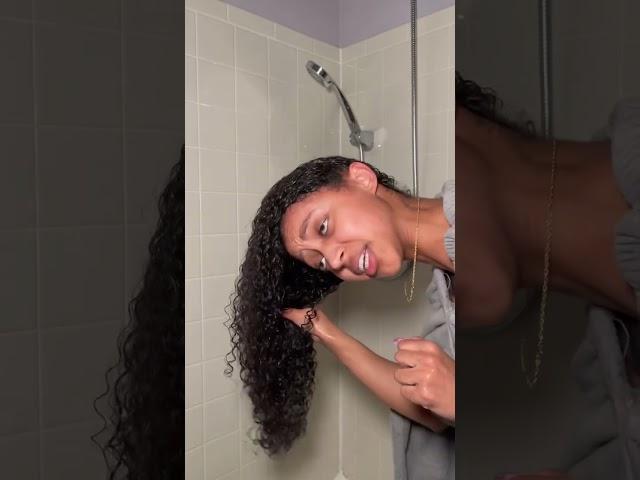 Fastest curly hair wash day  #washday #curlyhair #selfcare #curlyhairroutine