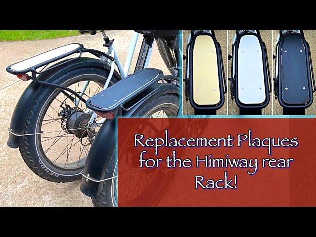 Replacement Plaque for Himiway rear rack - Tinkering Turtle