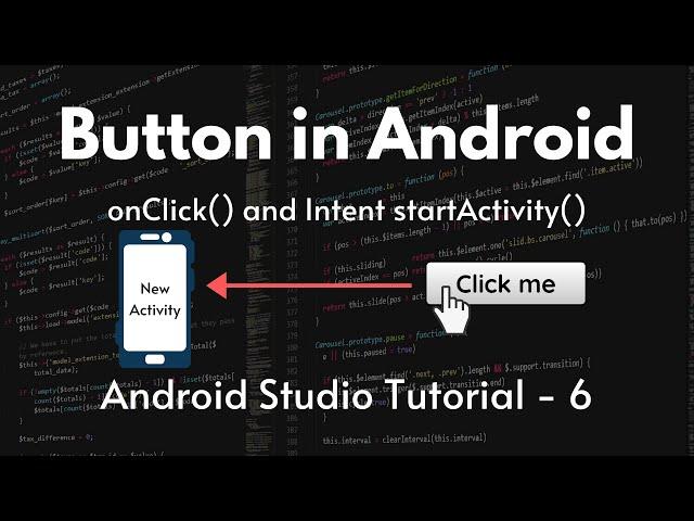 Button In Android - How Start an Activity on Button Click