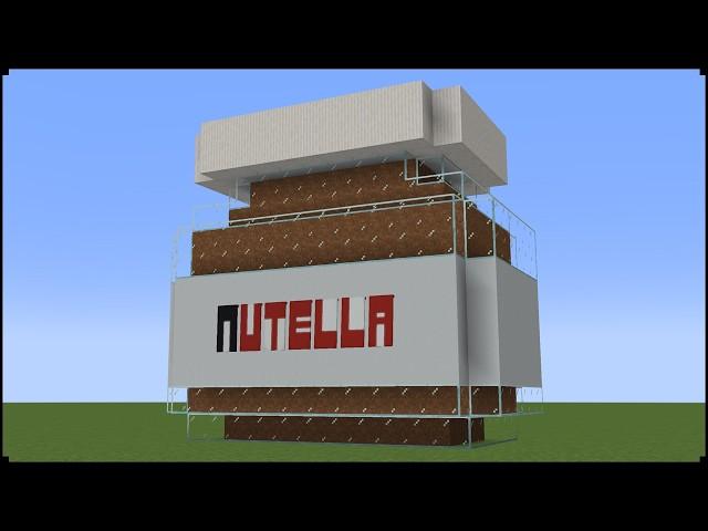 How To Build a Jar Of Nutella In Minecraft