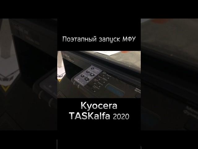 МФУ Kyocera TASKalfa 2020 #kyocera #taskalfa #мфу #mfy #shortsyoutube #shortsvideo #shots