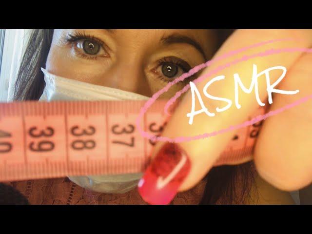 АСМР сниму с тебя мерки | странные замеры | ASMR MEASURING role play | врач измеряет лицо #асмр