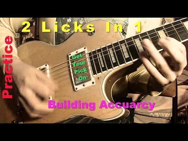 2 Licks in 1!?!?!?!? Alternate picking Exercise#2!!!!