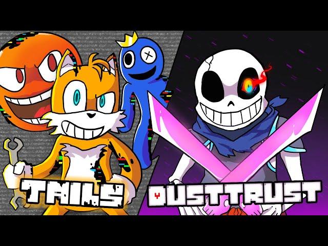 If Corrupted TAILS & STEVEN Met DUSTTRUST SANS (FNF Pibby Animation as UNDERTALE)