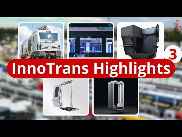 Zwischen neuen Sitzen und transparenten Screens: Das sind die InnoTrans Highlights abseits der Züge!