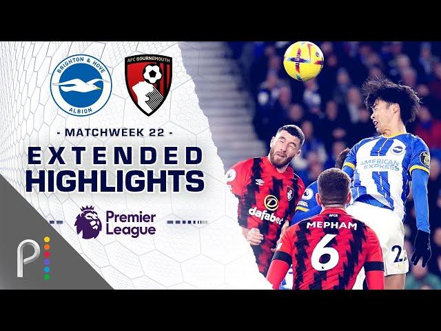 Brighton v. Bournemouth | PREMIER LEAGUE HIGHLIGHTS | 2/4/2023 | NBC Sports