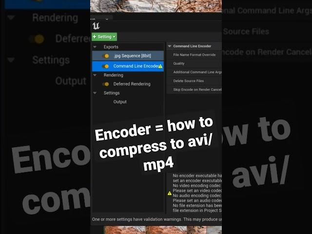 How to export from Unreal Engine as MP4/AVI #shorts #unrealengine5