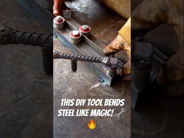 Strong Bends, Low Budget – Fabricate This Iron Bender at Home #shorts