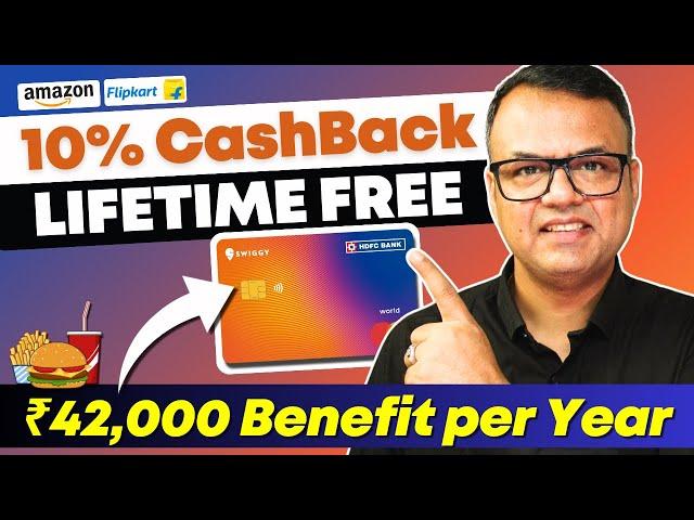 HDFC Swiggy Credit Card Lifetime Free Offer | 10% Cashback | LIMITED TIME OFFER