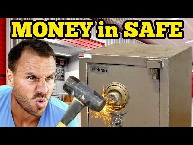 MONEY IN SAFE In RICH LADY's Storage Unit