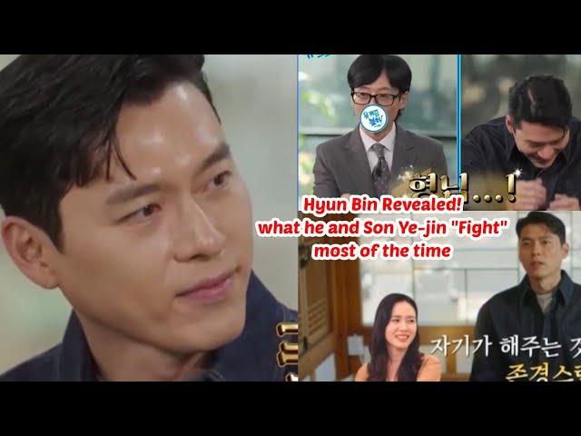 New!Hyun Bin Revealed in National TV what he & Son Ye-jin had been "FIGHTING" talks about his family