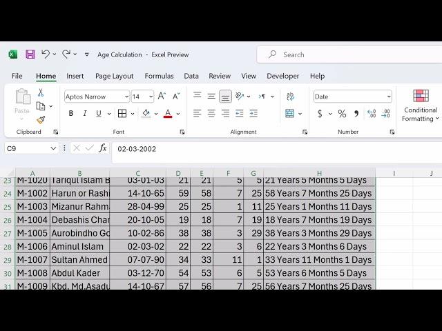 How to Autofit Column Width and Row Height in Excel | Cell Size to Contents