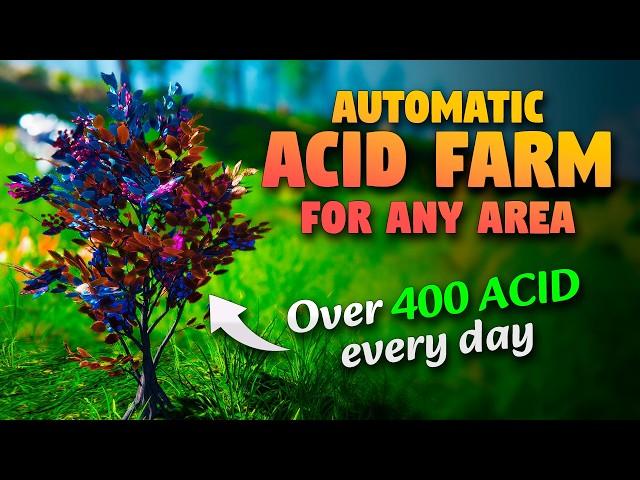 Automatic Acid Farm for Any Area | 400-1000 ACID per Day | ONCE HUMAN