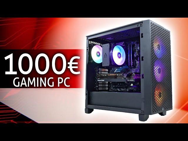 1000 Euro Gaming PC - Der BESTE Bau für 2024!