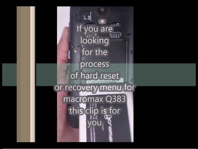 micromax Q383 hard reset  remove pattern lock, no command error solution and recovery