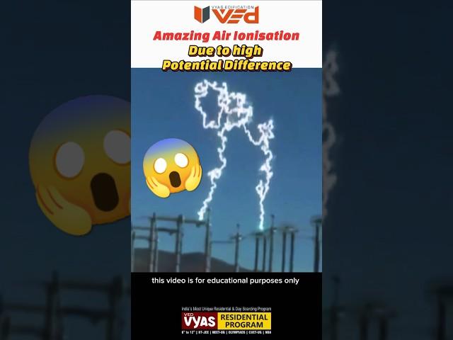 High Voltage Sparks in Air | Shocking Science! #highvoltage #spark #science #shorts