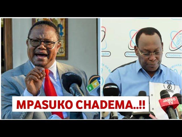 Usiku huu Chadema hapatoshi vuta nikuvute Tundulissu kuondolewa umakamu mwenyekiti/Wenje ajitokeza