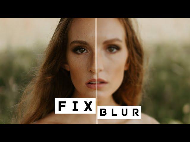 [Photoshop Tutorial] - Sharpen blurry images in 3 easy steps