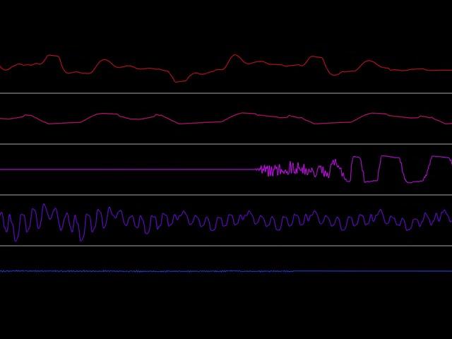 Super Metroid 11 OST - Akai Moon (Oscilloscope View)