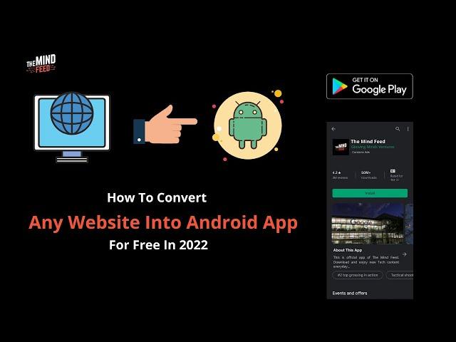 How To Convert Any Website Into Web View Android App For Free In 2022