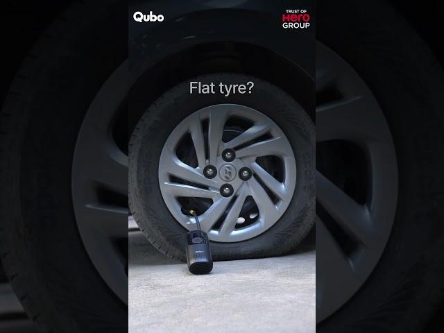 Qubo Tyre Pressure Inflator | Flat Tyre, Never Again | Trust of Hero Group |  #automobile